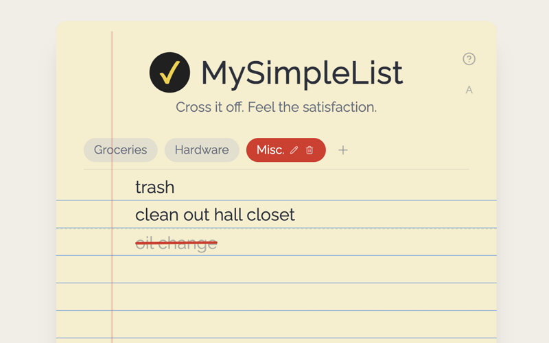 image of a paper list and a pencil